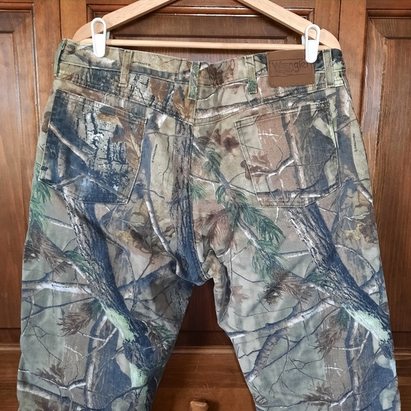 Wrangler Pro Gear RealTree Camo Quilt Lined Hunting Denim Jeans PG200AP 38×30 - Picture 12 of 14